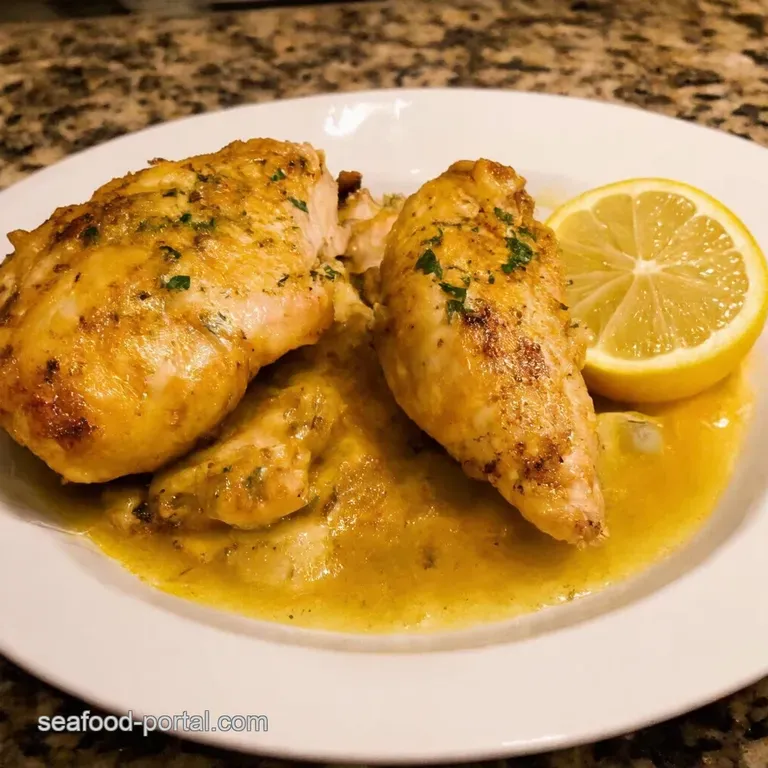 Greek Lemon Chicken and Potatoes presentation