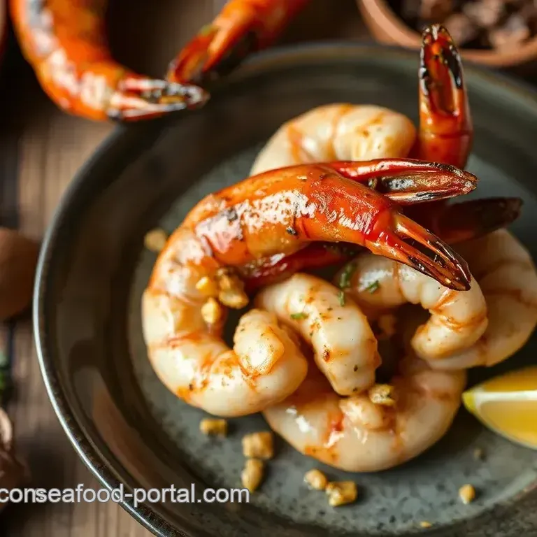 Grill Prawns with Garlic & Spices