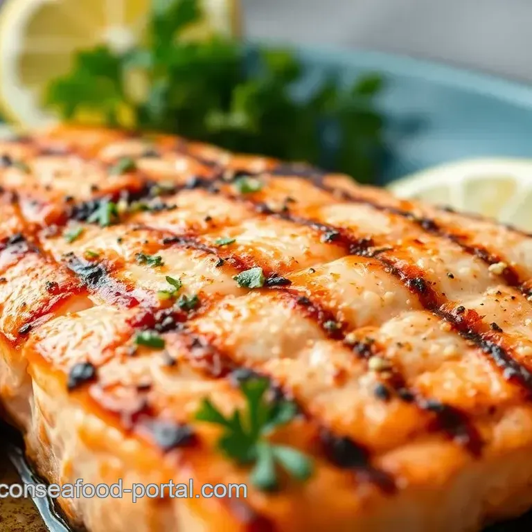 Grilled Salmon with Lemon Herb Marinade