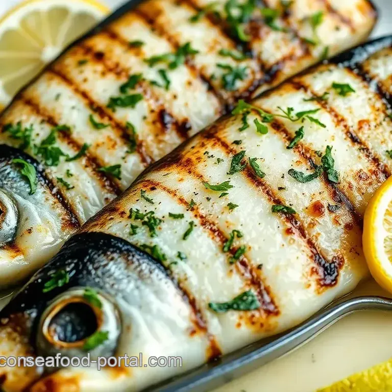 Grilled Sea Bass with Fresh Herbs