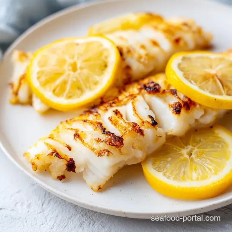 Grilled Cod Fish with Lemon: Flaky and Zesty