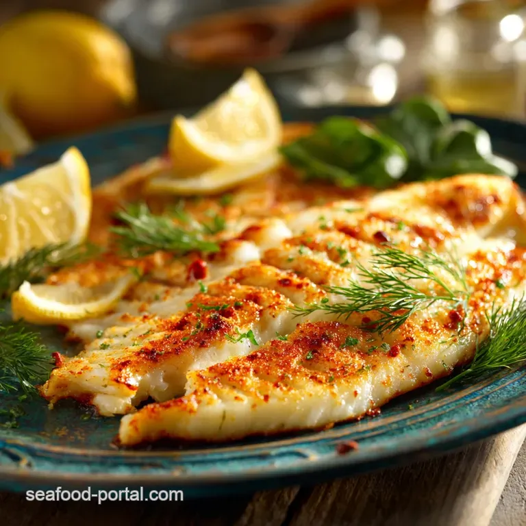 Grilled Flounder with Lemon-Dill Butter: Ready in 10 Minutes presentation