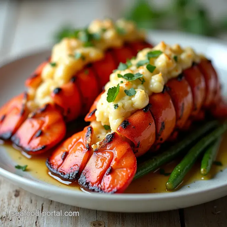 Grilled Lobster Tails with Zesty Garlic Herb Butter