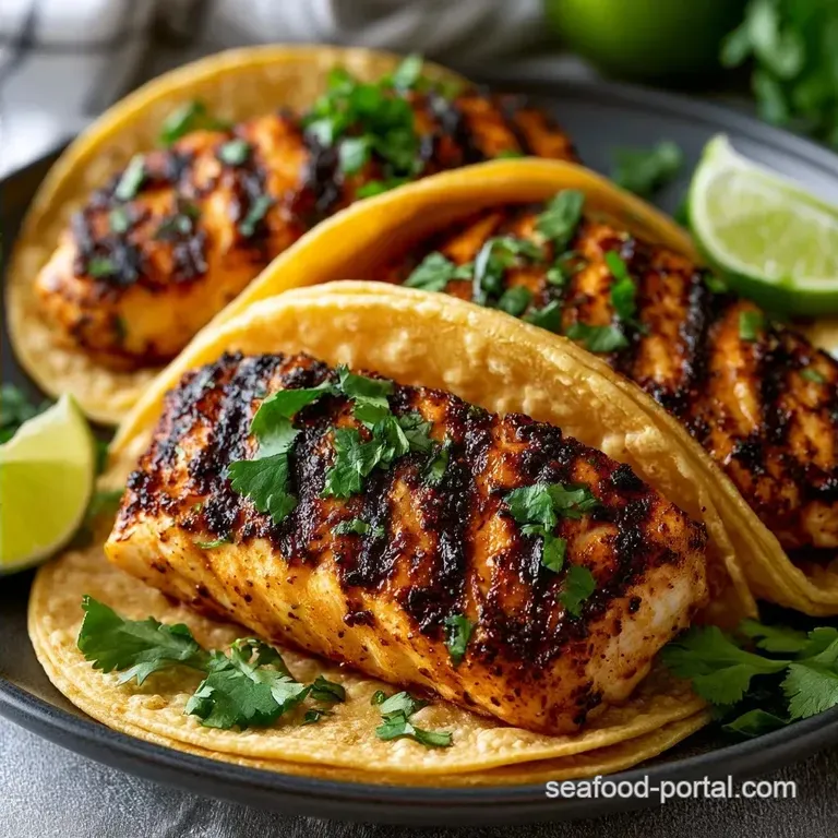 Grilled Mahi Mahi Tacos with Lime and Garlic