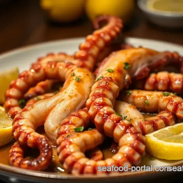 Grilled Octopus with a Zesty Lemon-Garlic Marinade