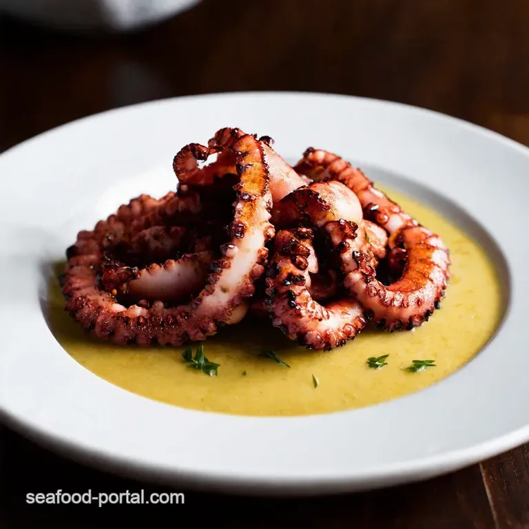 Grilled Octopus with LemonHerb Marinade