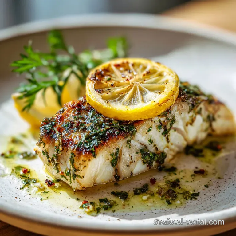 Grilled Rockfish Recipe with Lemon and Herbs