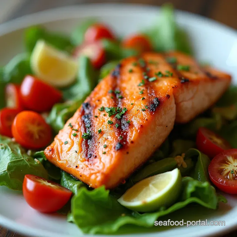 The Ultimate Grilled Salmon Cobb Salad Recipe Fresh Summer Dinner