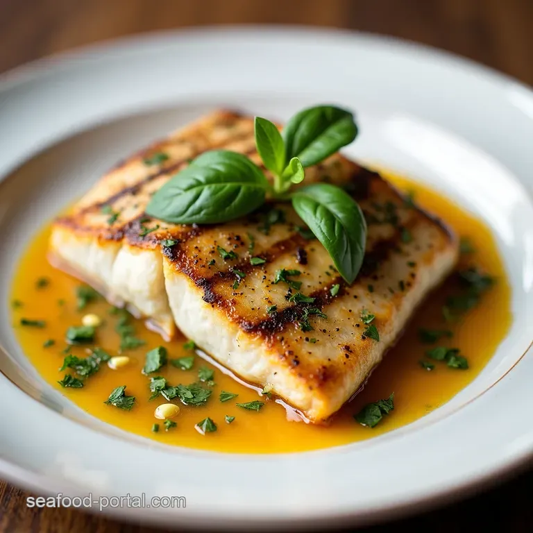 Grilled Sea Bass with LemonHerb Butter Summer Elegance
