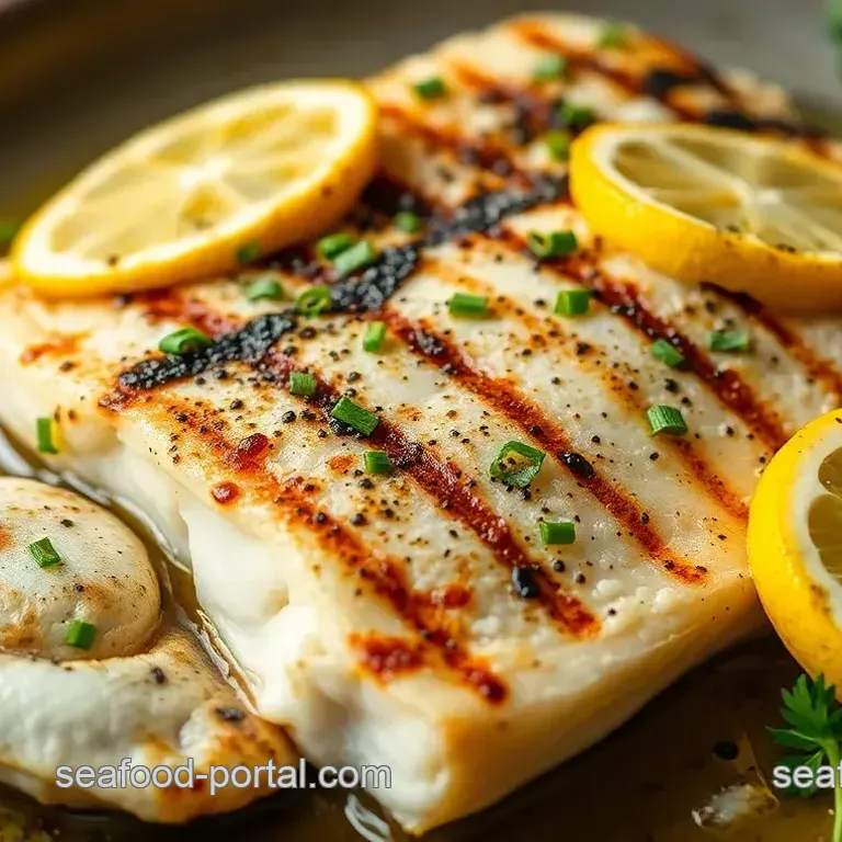 Grilled Sea Bass with Tangy Lemon Flavor