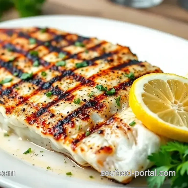 Grilled Sea Bass with Fresh Herb Marinade