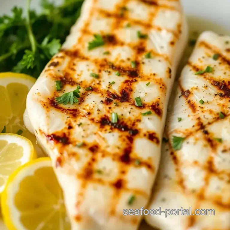 Grilled Sea Bass Delight presentation