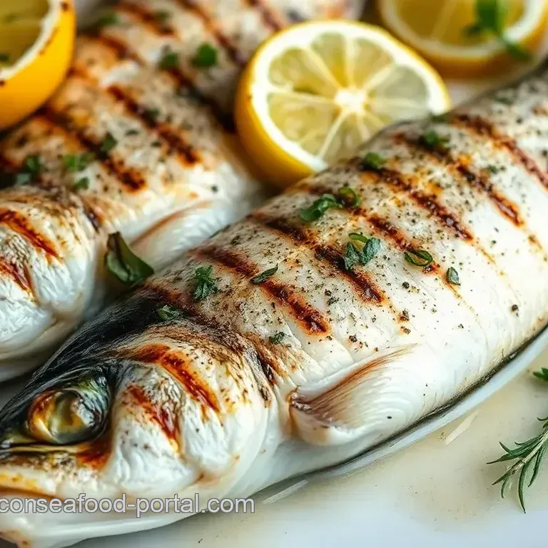 Grilled Sea Bass - Zesty Lemon Herb Delight