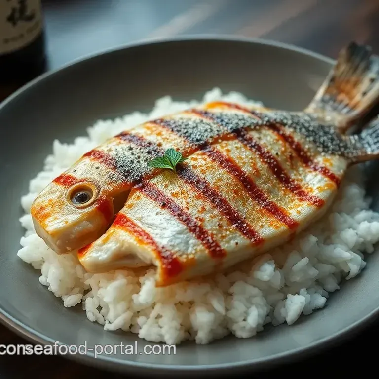 Grilled Sea Bream with Jasmine Tea Rice