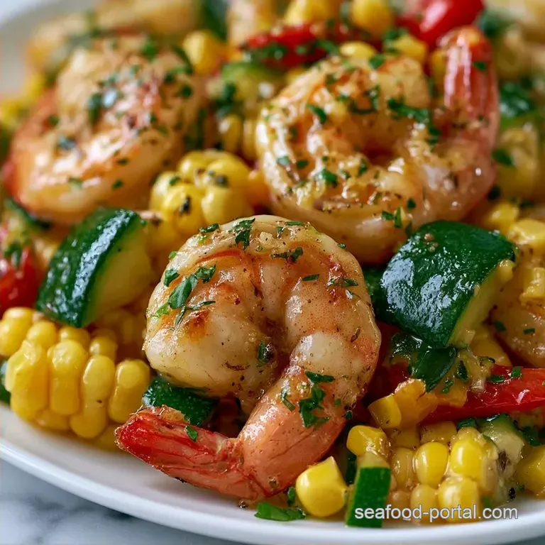 Grilled Shrimp Foil Packets with Vegetables