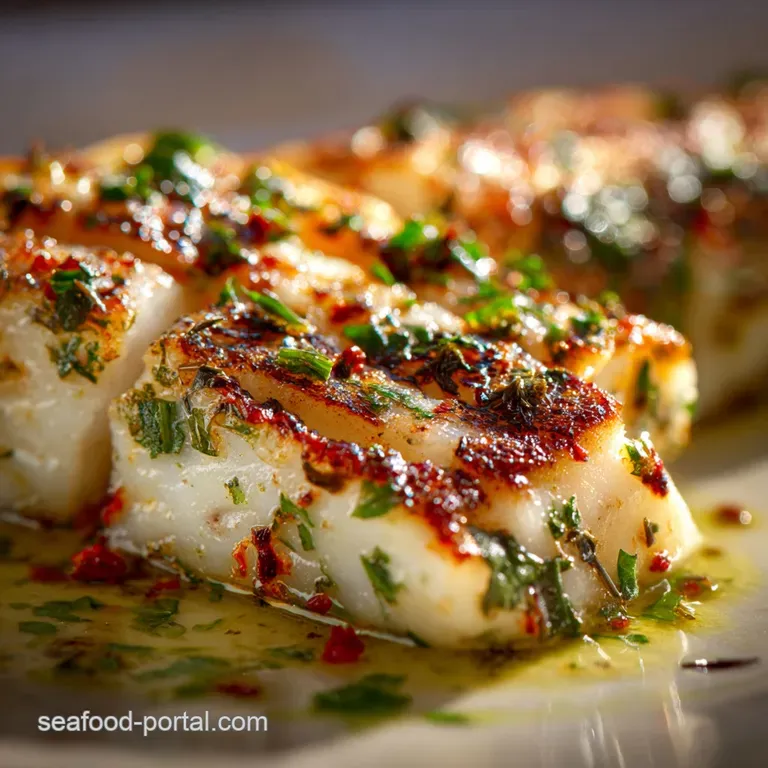 Grilled White Fish: Flaky Cod with Lemon-Herb Butter in 35 Minutes presentation