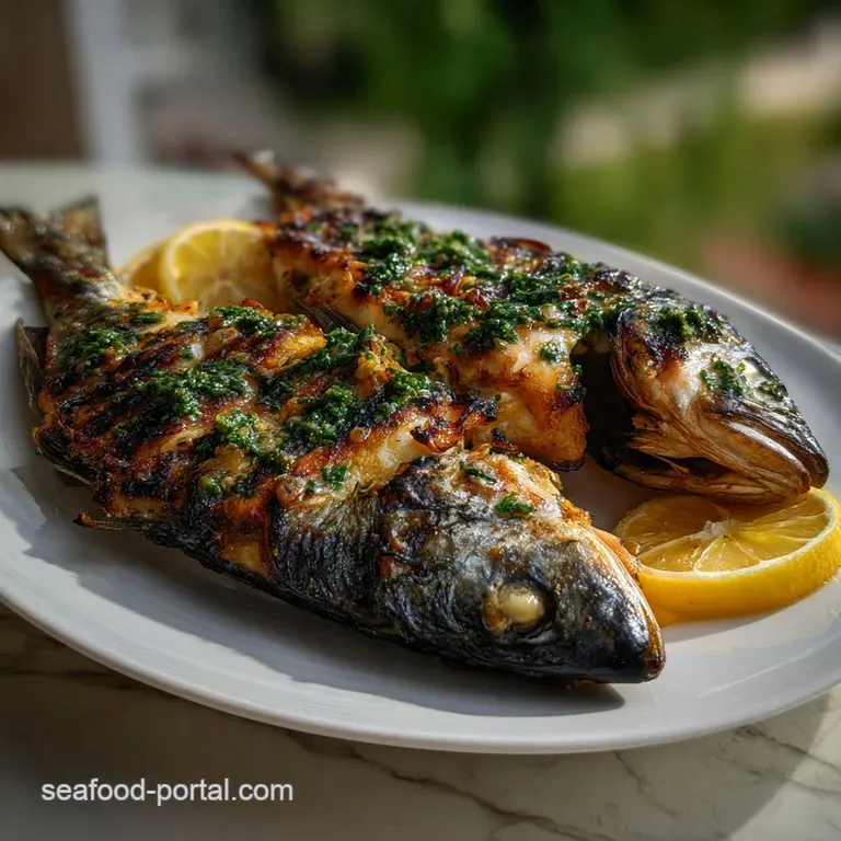 How to Grill Blue Fish Perfectly with Citrus presentation
