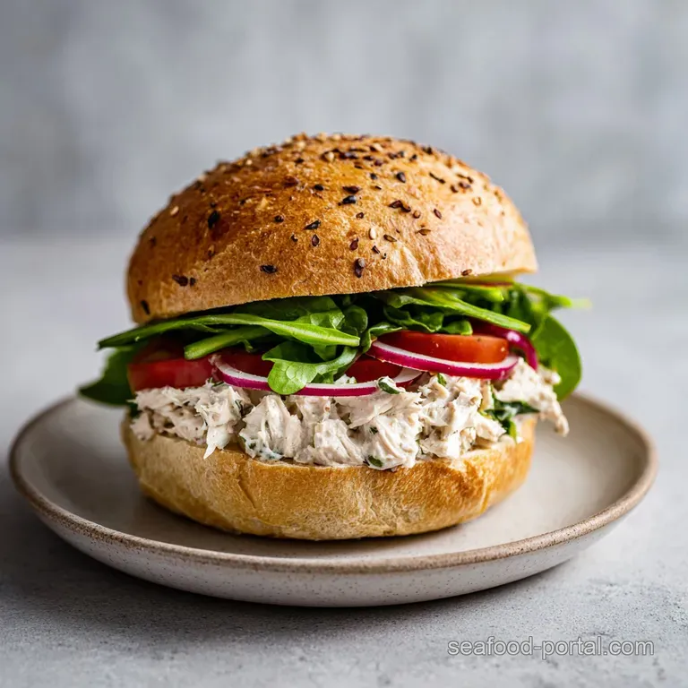 Tuna Fish Sandwich: Creamy and Crunchy