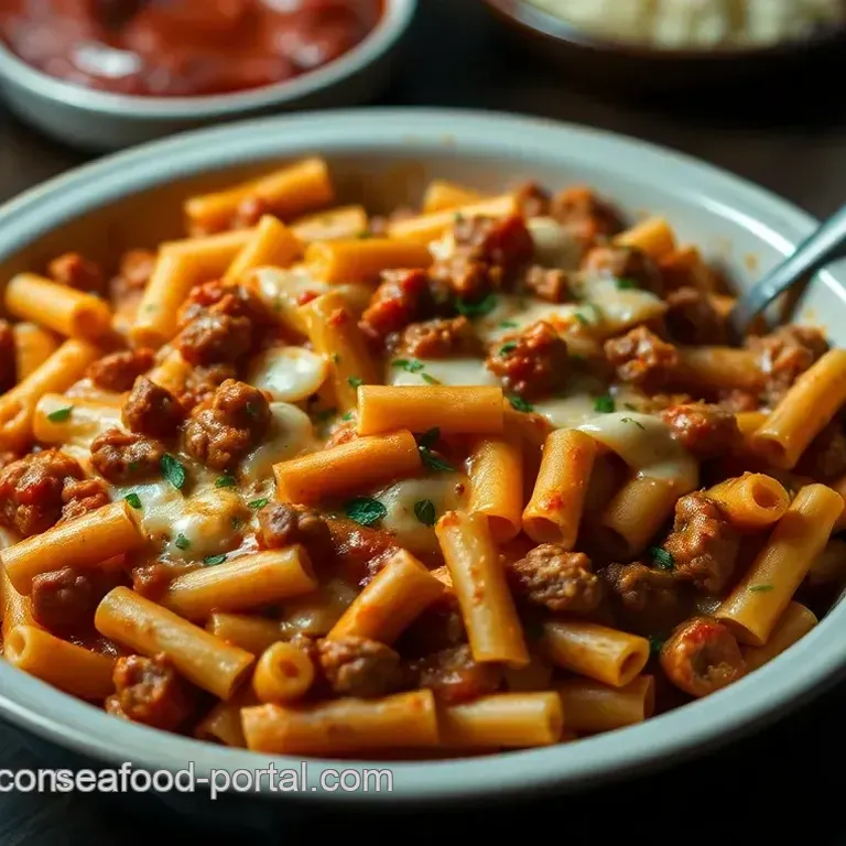 Hearty Baked Ziti with a Cheesy Twist