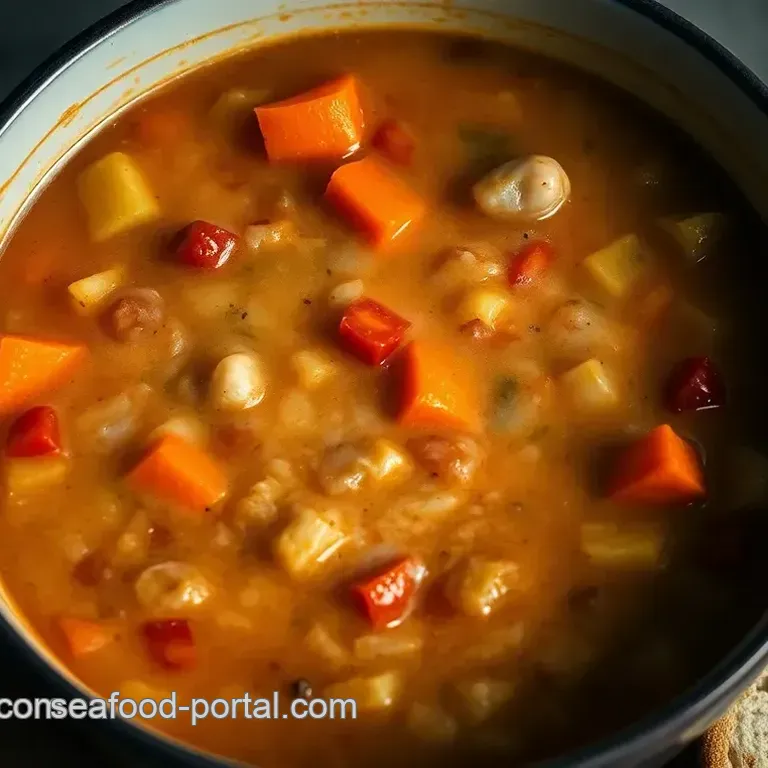 Hearty Manhattan Clam Chowder: A Taste of the City