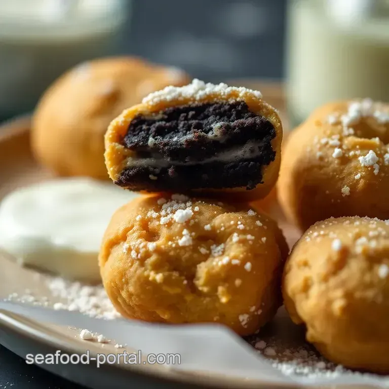 Heavenly Fried Oreos: an Indulgent Treat presentation