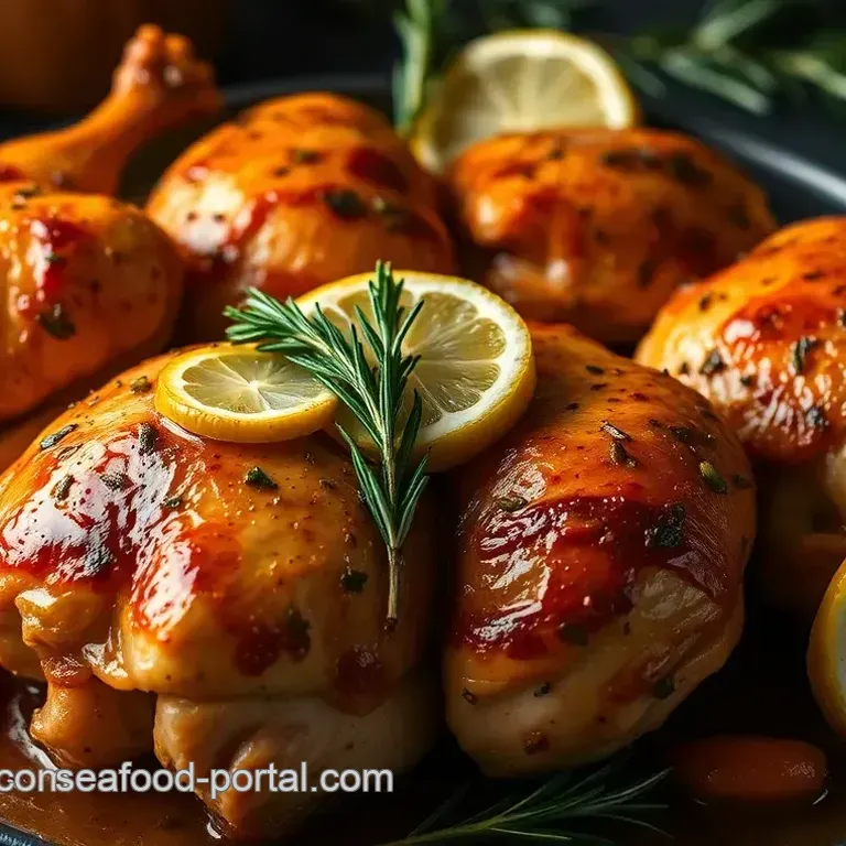 Herb-Roasted Cornish Game Hens with Garlic and Lemon