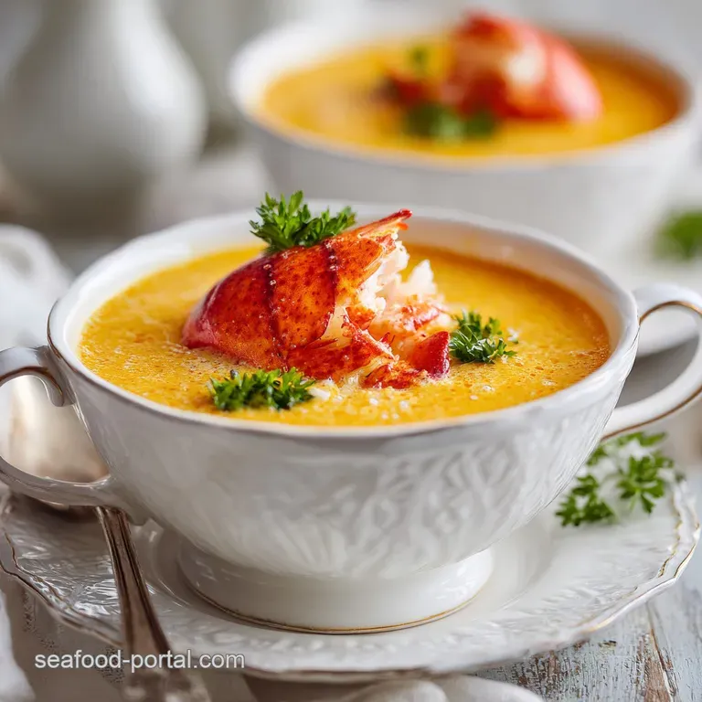 Lobster Bisque: A Velvety Seafood Starter