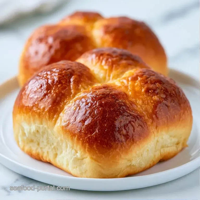 A row of buttery toasted rolls on a slate platter, garnished with bright yellow lemon wedges and fresh parsley.