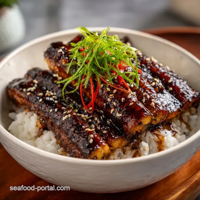An artfully arranged sushi platter, featuring glossy rice and colorful toppings, glistening with sauce.