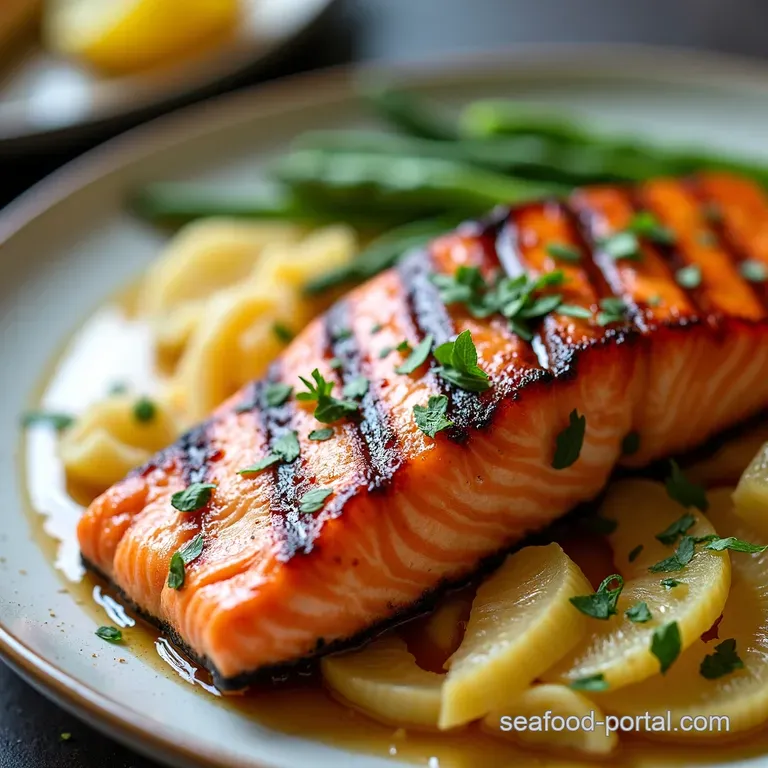 Honey Garlic Glazed Grilled Salmon 20Minute Weeknight Wonder