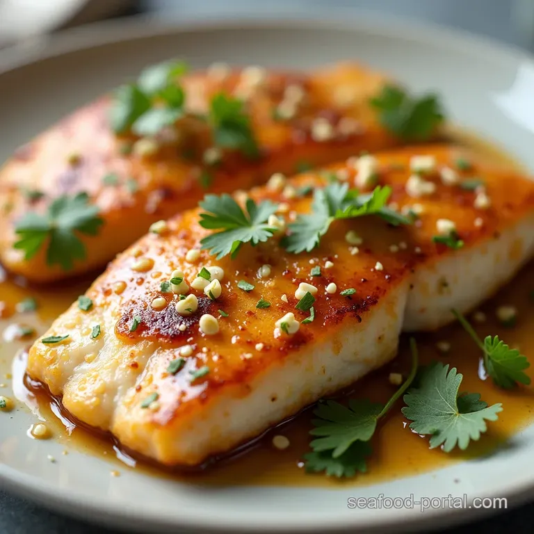 Quick Glossy Honey Garlic Glazed Tilapia Recipe 25 Mins