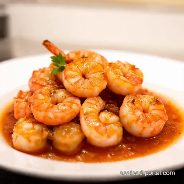Honey Garlic Shrimp Pinterests Favourite Fiveminute Feast presentation