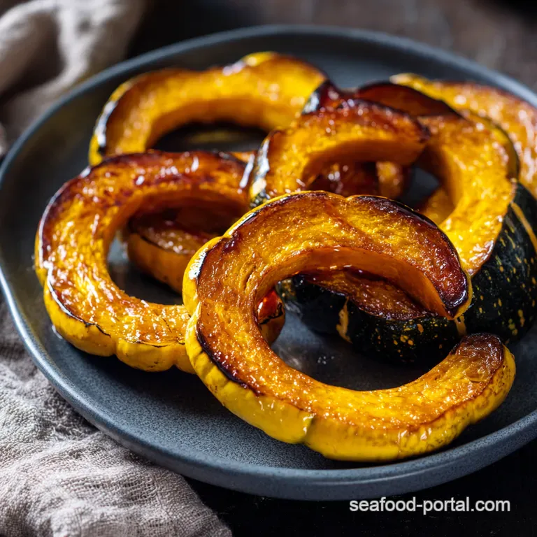 Honey-Glazed Roasted Delicata Squash with Toasted Pecans & Sage
