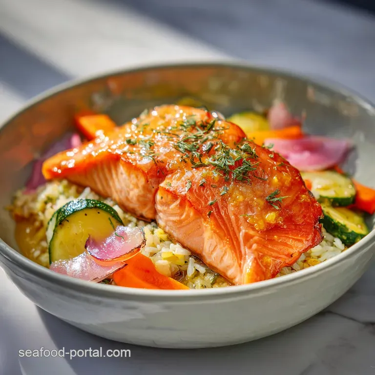 Honey Glazed Salmon Bowl Recipe