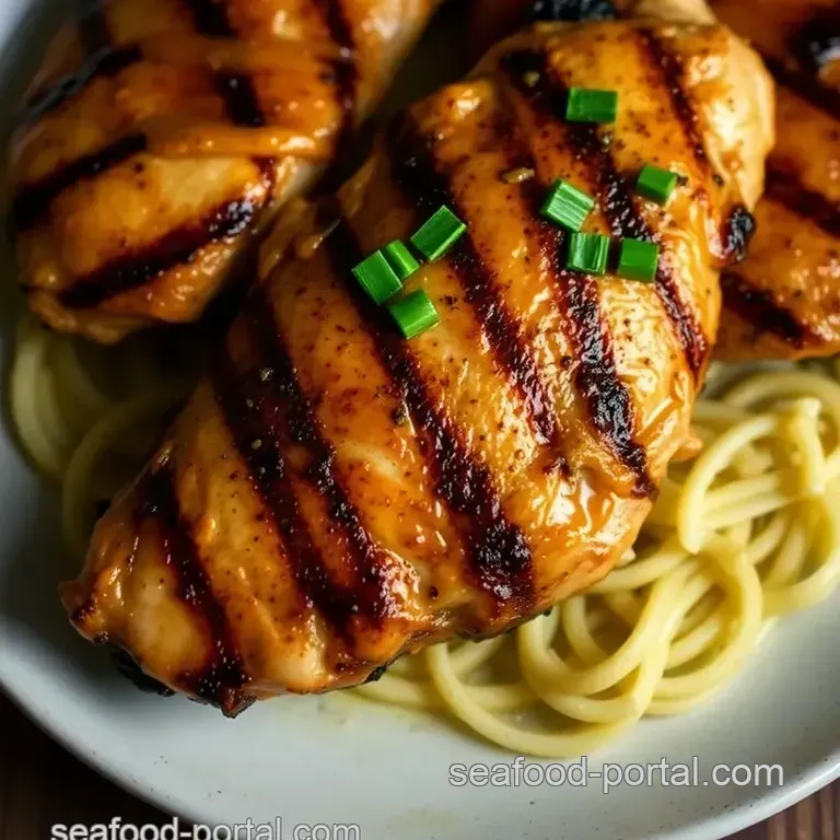 Honey Mustard Grilled Chicken: A Sweet and Savory Delight presentation