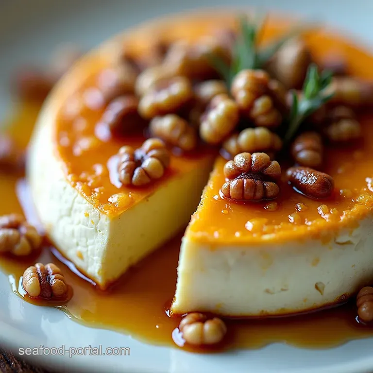Velvet Wheel Honey Walnut Baked Brie with Thyme Flaky Salt