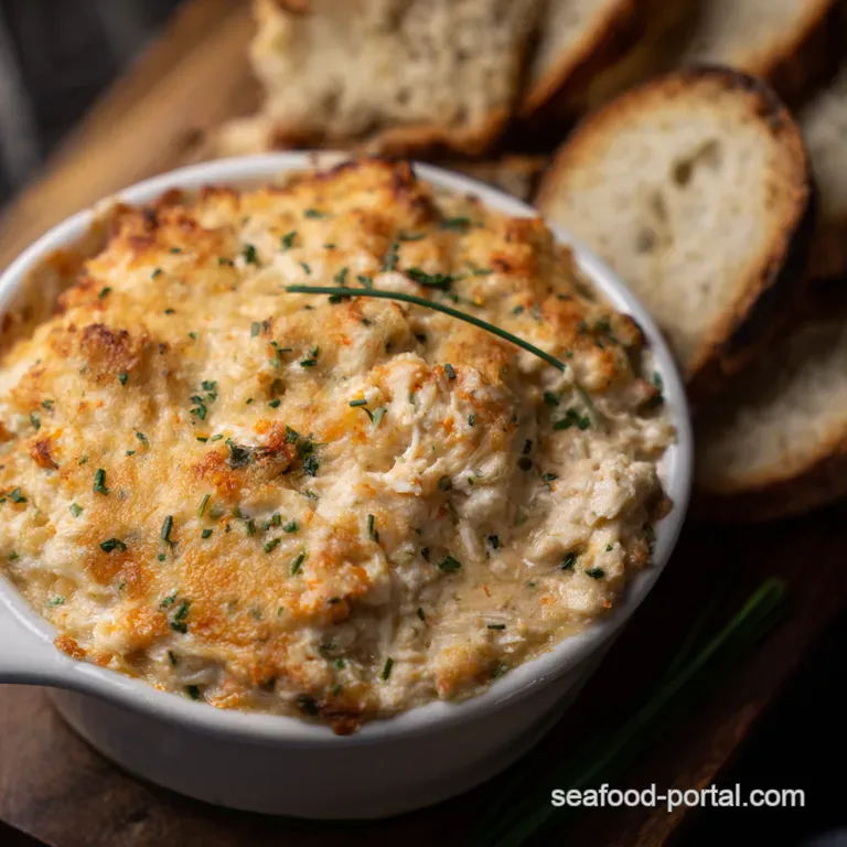 Hot Crab Cheddar Dip Baked Perfection