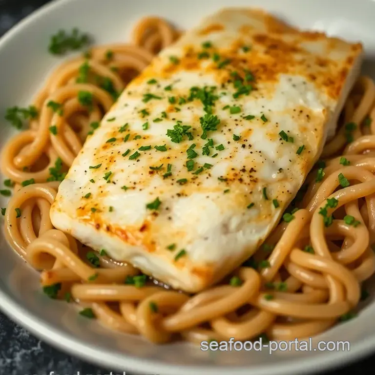 Ina Garten’s Herb-Crusted Sea Bass Recipe presentation