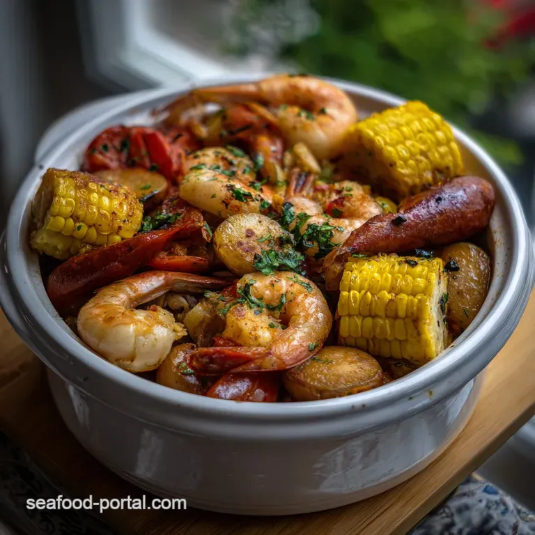 Amazing Instant Pot Seafood Boil in for Quick Flavor presentation