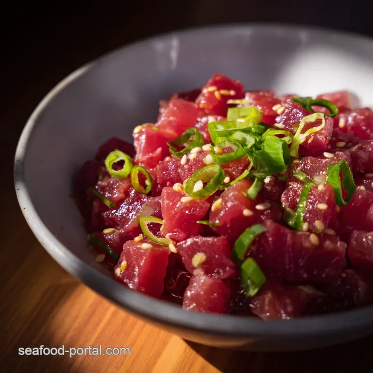 Island Time Tuna Poke Your DIY Taste of Hawaii presentation