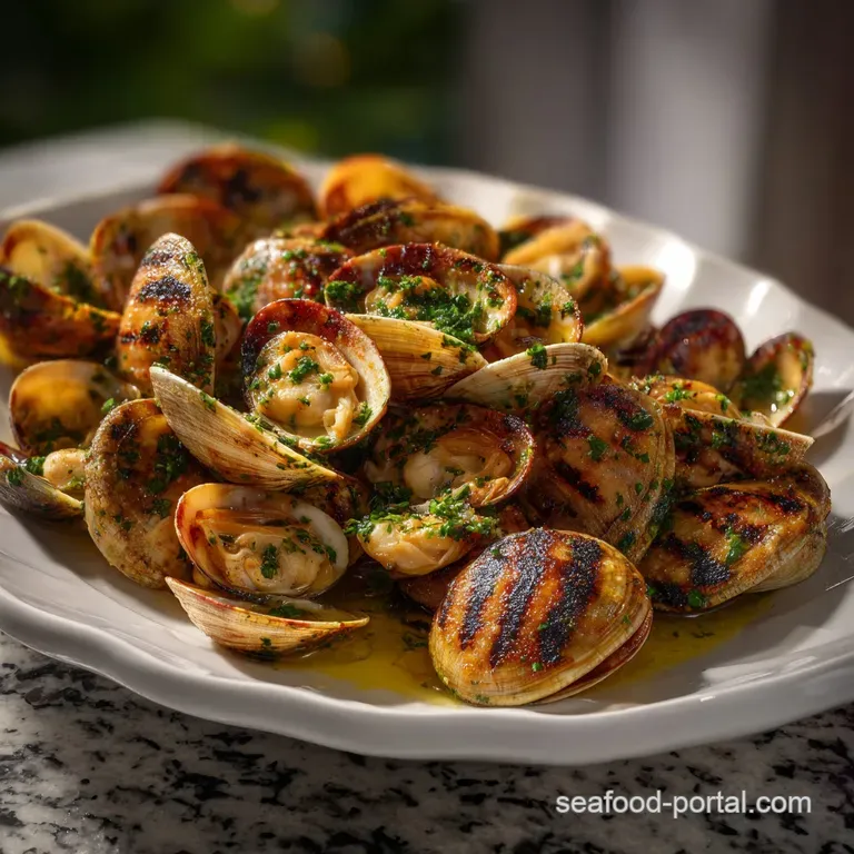 Juicy Grilled Clams Recipe: Smoked Garlic Butter
