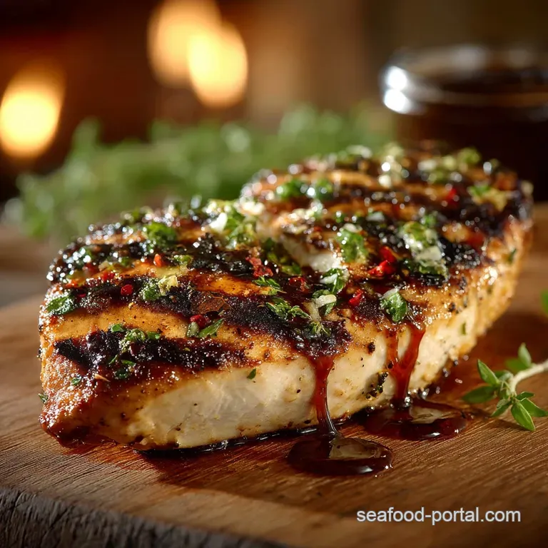 The Foolproof Flip Juicy HerbKissed Grilled Chicken Breast Every Time presentation