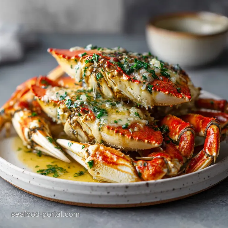 Snow Crab Recipe: Butter Garlic Steam Roast