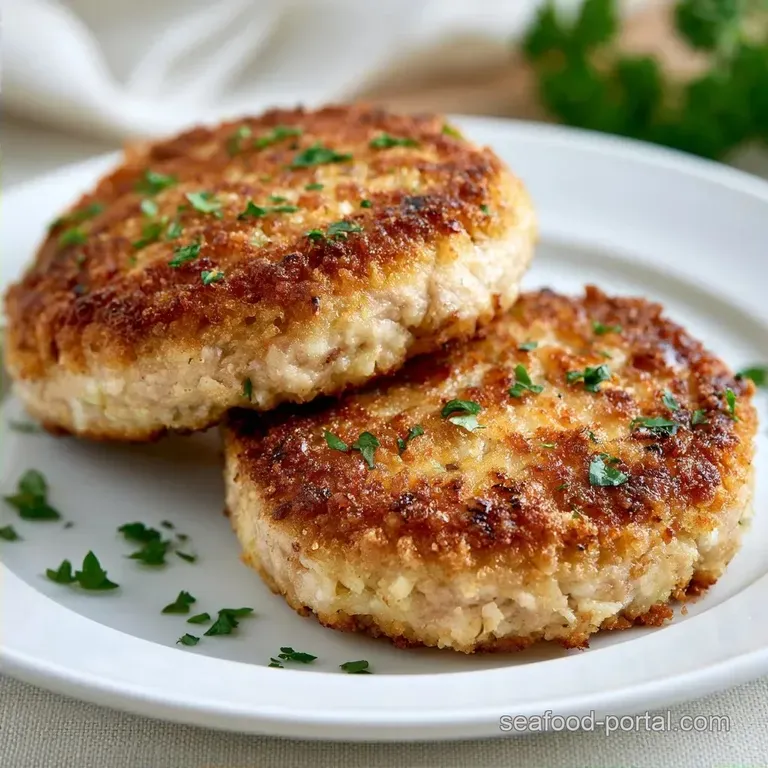 Crispy Keto Tuna Cakes with Parmesan
