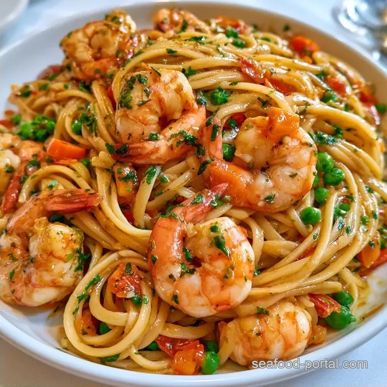 Langostino Pasta Primavera in 20 Minutes