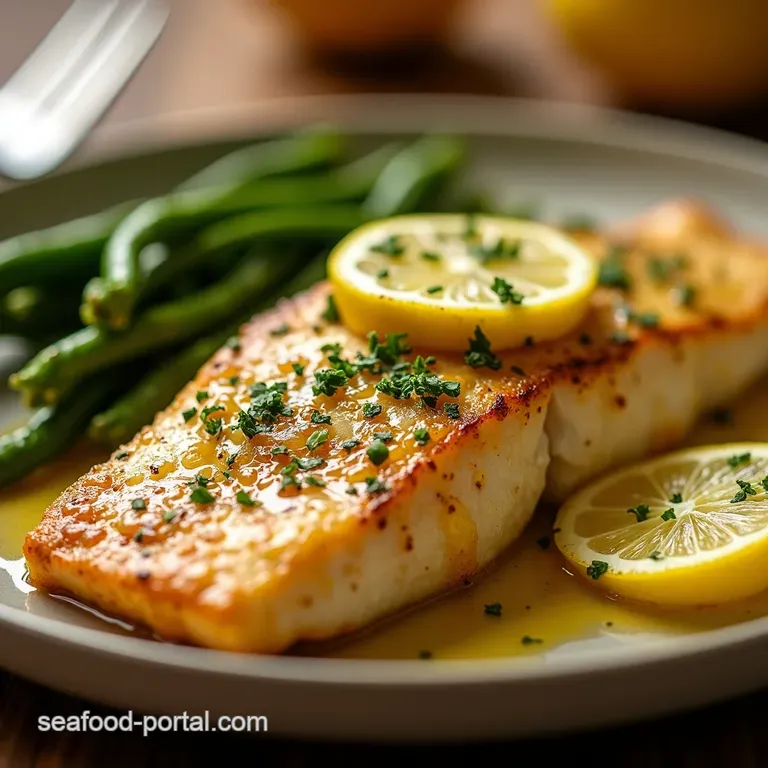 Lemon Butter Bliss Quick Easy Fish Fillets presentation