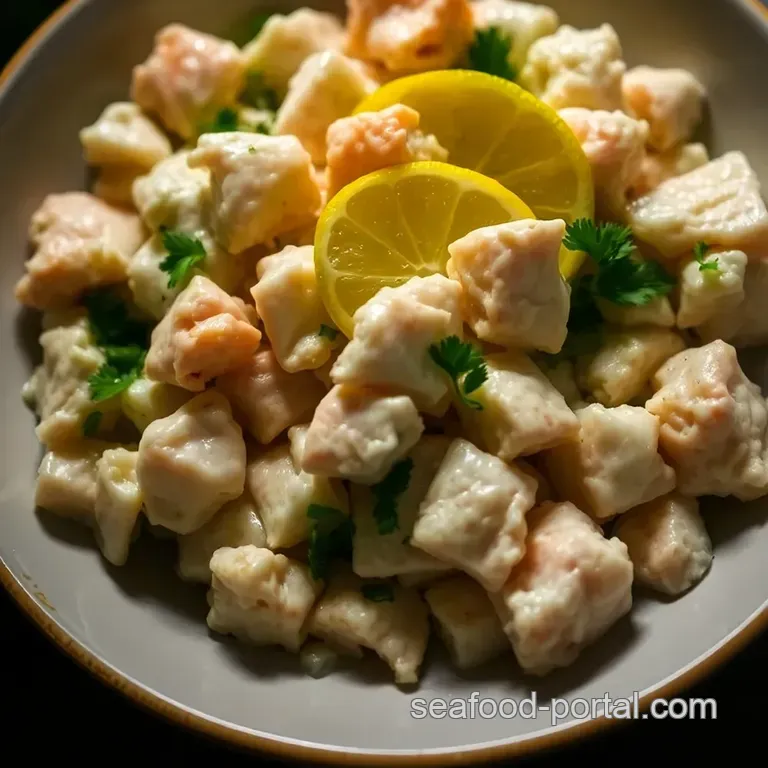 Lemon Crab Delight presentation