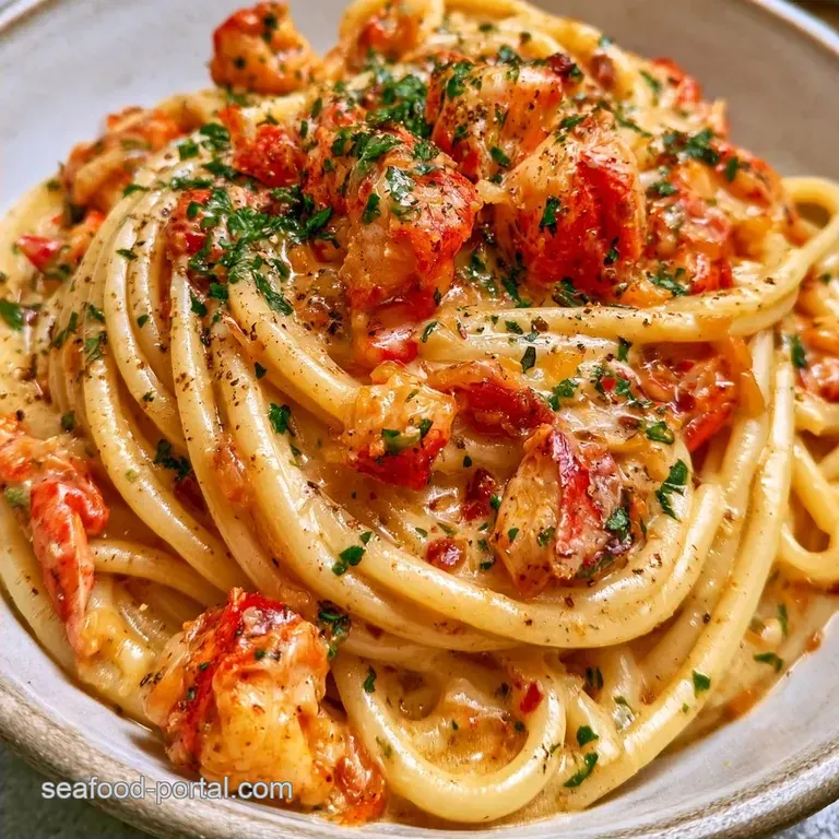 Lemon Cream Lobster Pasta in 30 Minutes