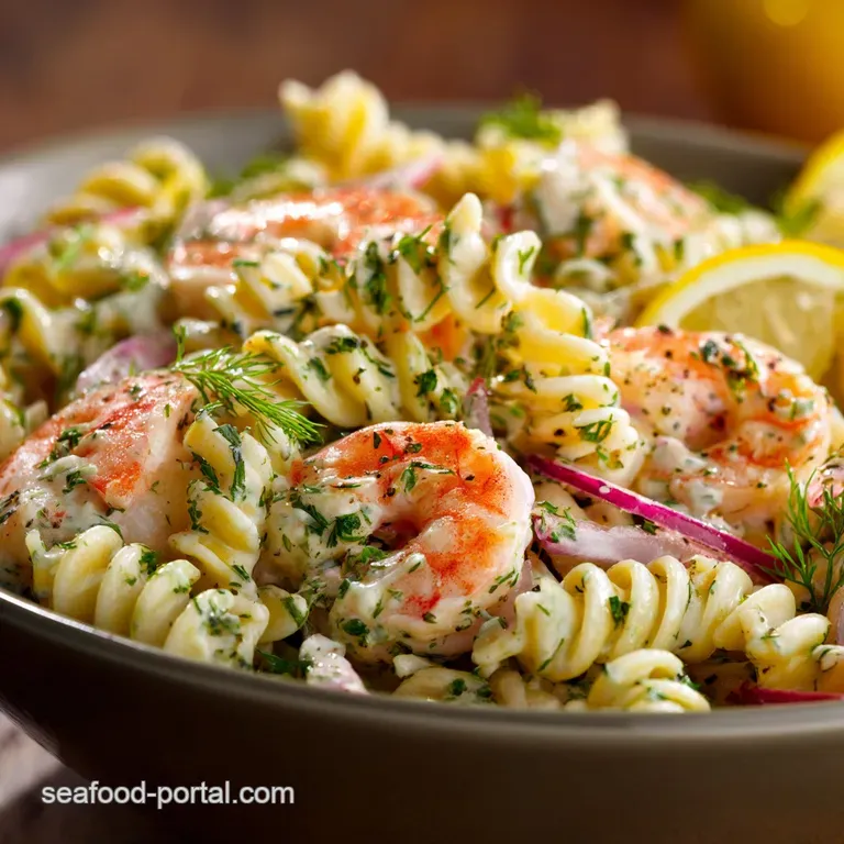 Shrimp Pasta Salad Our Ultimate Creamy Lemon Dill Recipe
