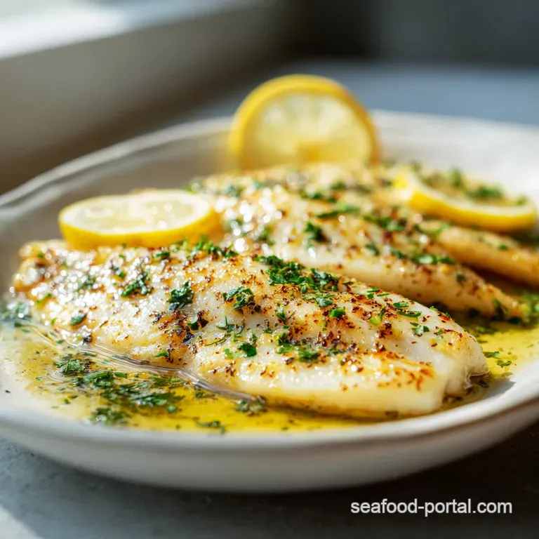 Baked Tilapia Recipe with Lemon: Garlic Butter Crust